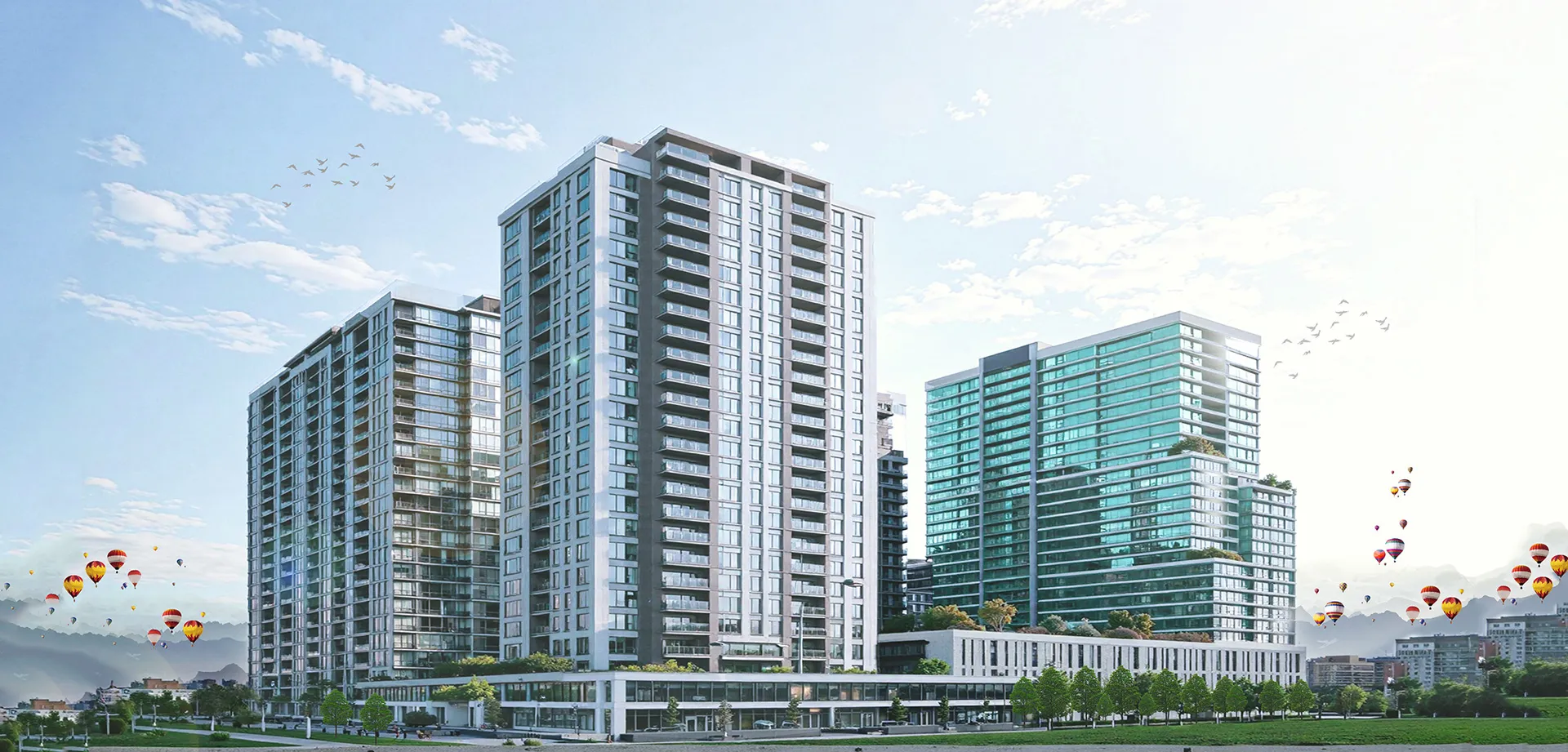 Phối cảnh tổng quan dự án Metropole Phú Mỹ